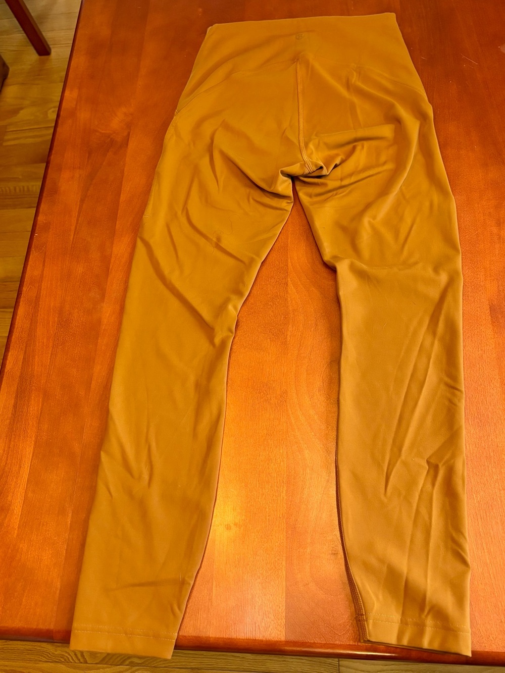 Lululemon Athletica High Rise Stretch Performance Leggings Light Brown